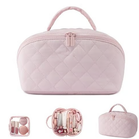 💗Didelė, talpi kosmetinė su rankena-LT