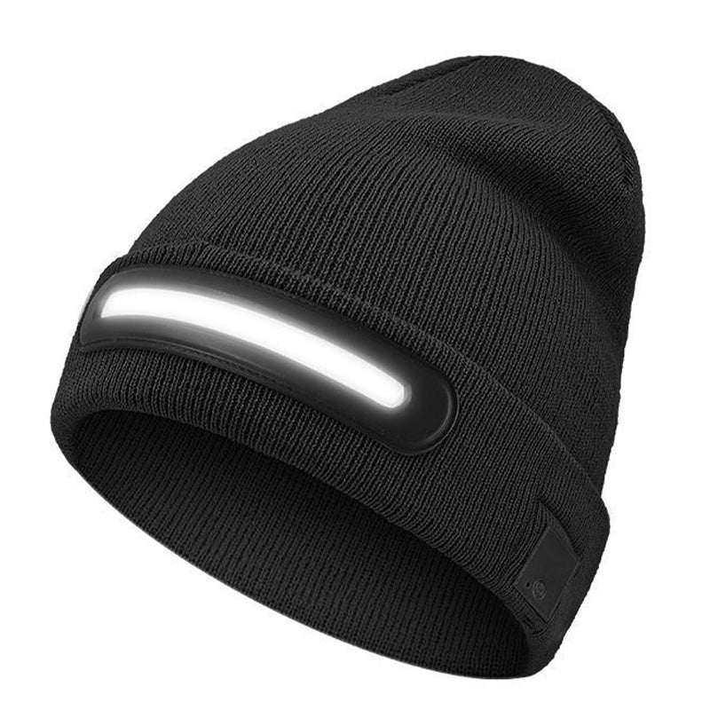 Gorro LED recargable con Bluetooth-ES