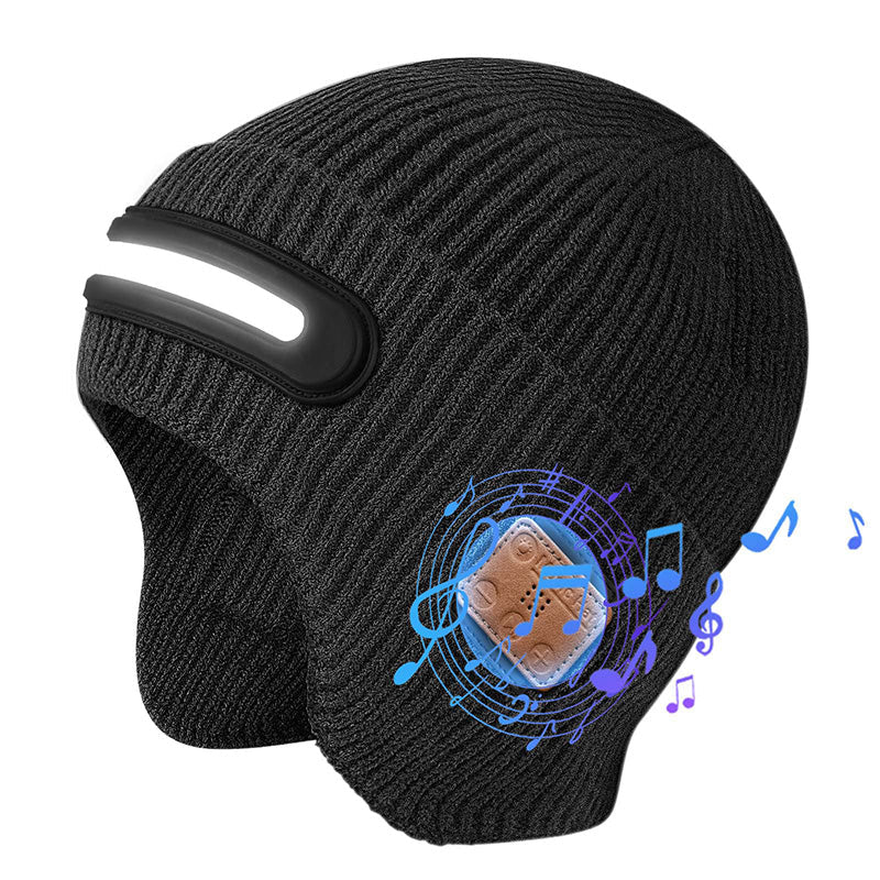 Gorro LED recargable con Bluetooth-ES