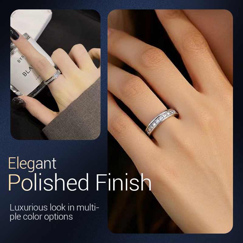 Bisel giratorio de acero de titanio con circonio-ES