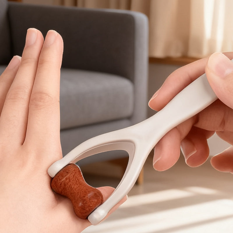 Masajeador de dedos y palmas con piedra Bian-ES