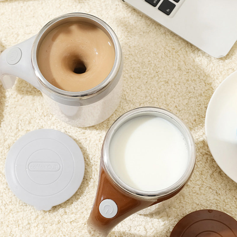 🎁50% έκπτωση για περιορισμένο χρονικό διάστημα, Αυτόματη κούπα καφέ με μαγνητικό αναδευτήρα και καπάκι❄️-GR