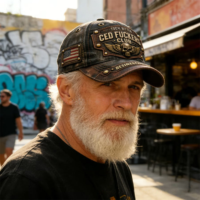 Club de viejos cabrones – Sombrero bordado punk-ES