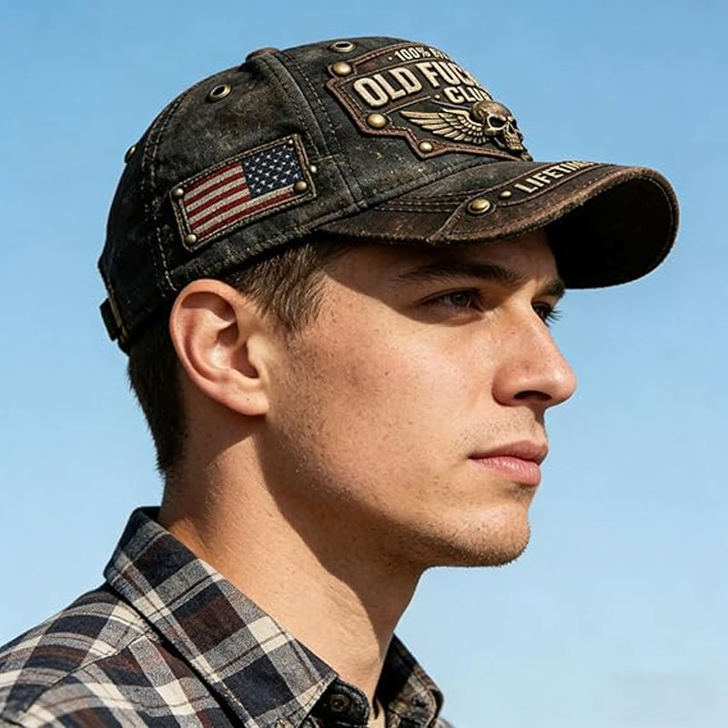 Club de viejos cabrones – Sombrero bordado punk-ES