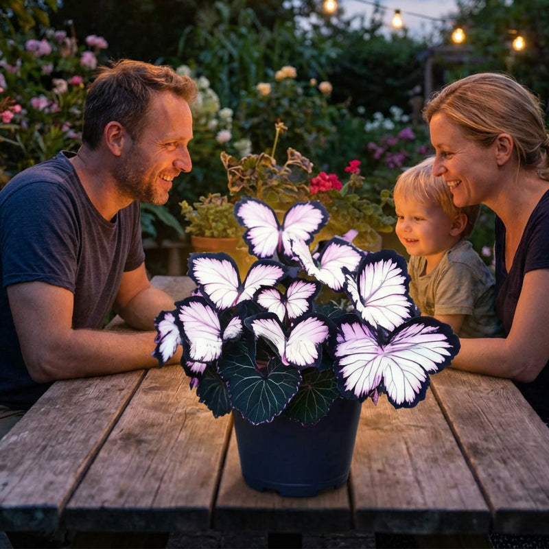 Semillas de flores elegantes con forma de mariposa-ES