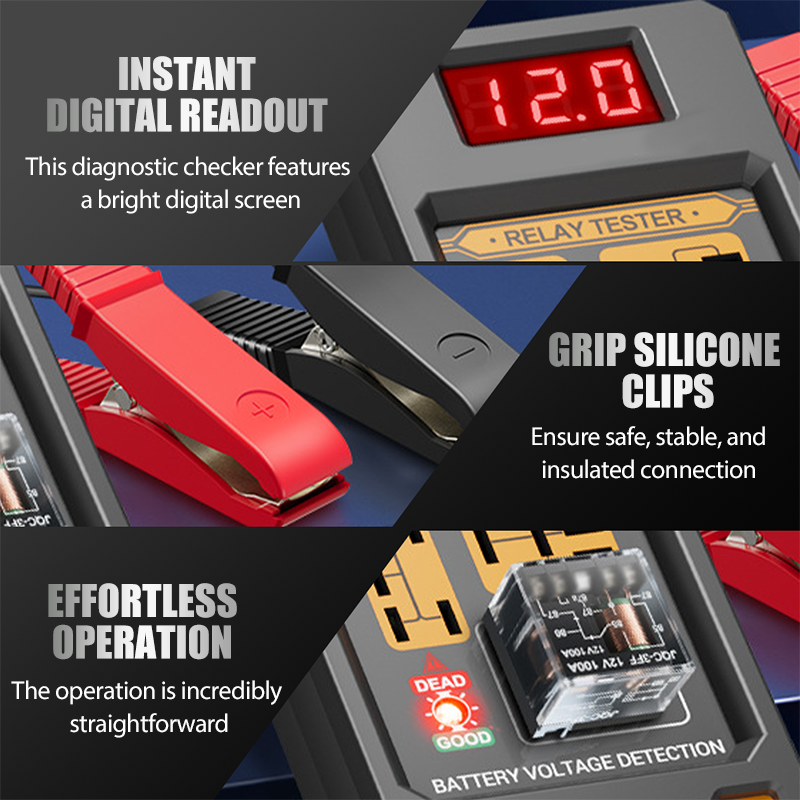 Tester napetosti avtomobilskih relejev z LED indikatorjem-SI