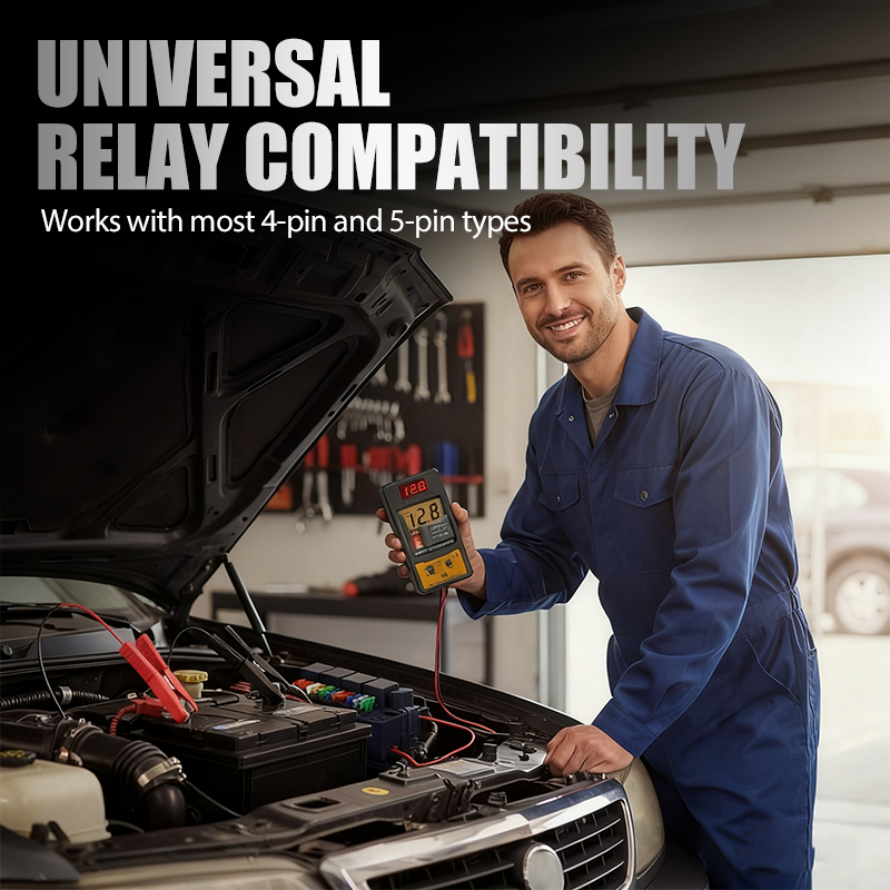 Tester napetosti avtomobilskih relejev z LED indikatorjem-SI