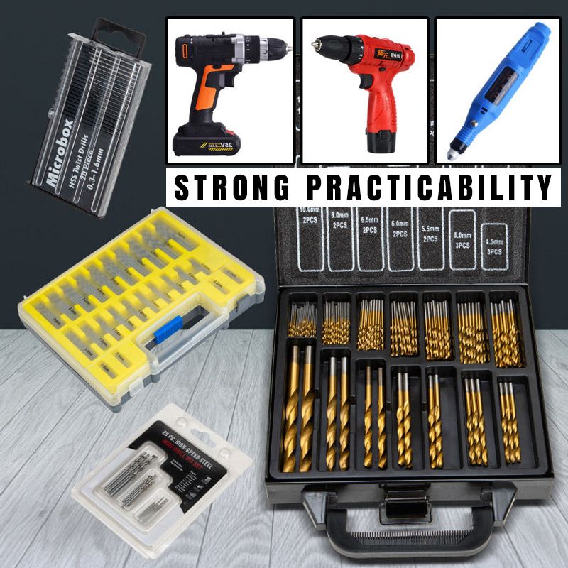 Komplet svedrov s titanovo prevleko (20/25/150/99 kosov)-SI