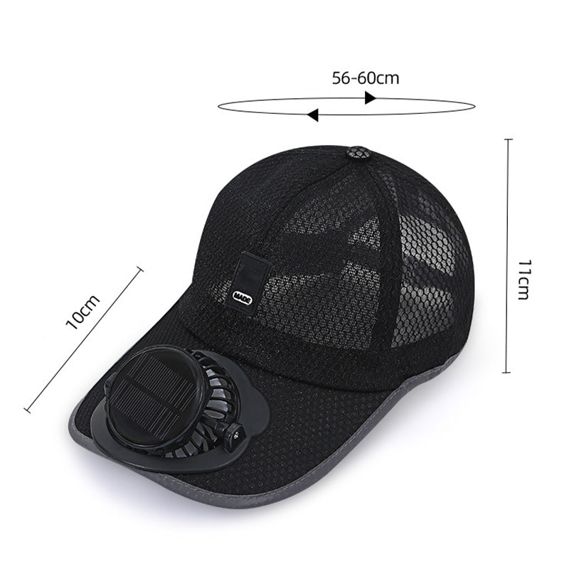 🔥Hingav pesapallimüts päikeseventilaatoriga-EE