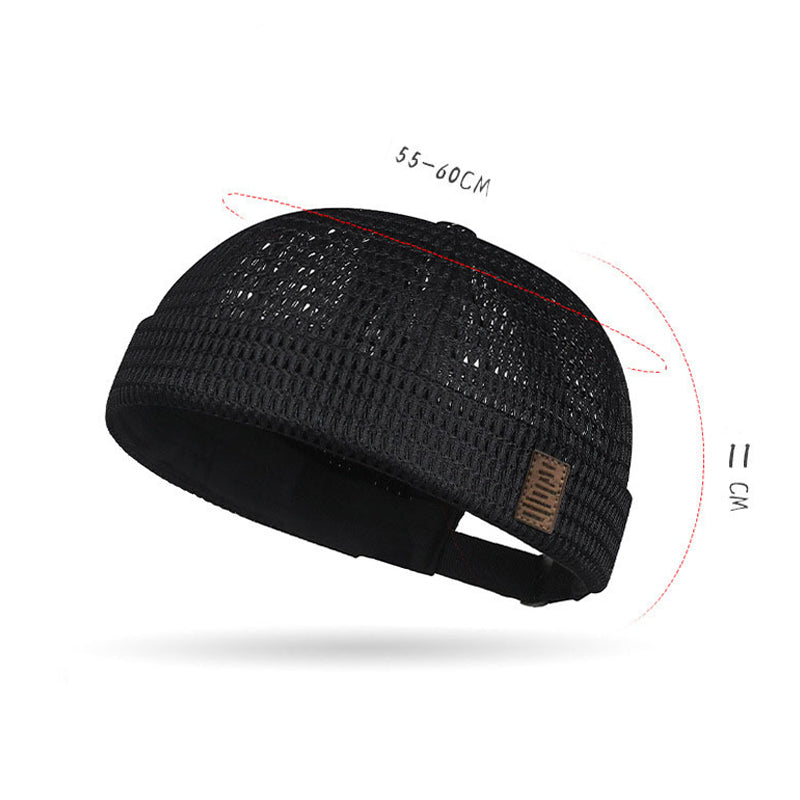 🧢🢊Lahka kapa iz zračne mrežice brez šilta-SI