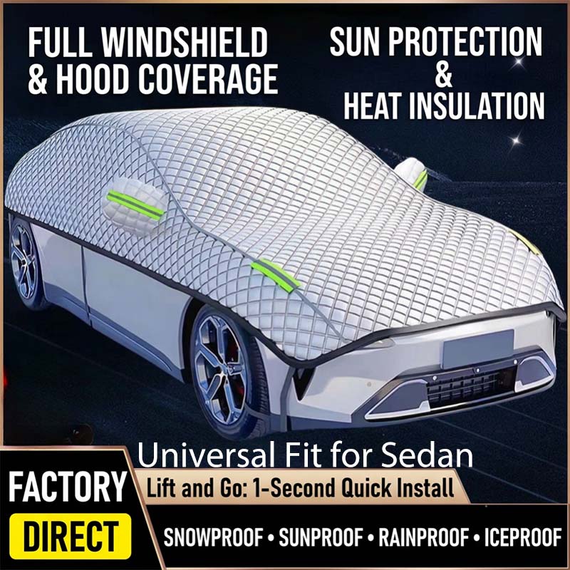 🚗 Visoms oro sąlygoms tinkama pusės automobilio uždanga-LT