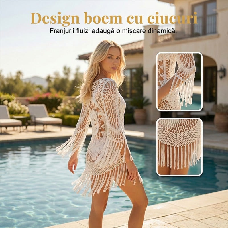 🌸 Kvačkane kopalke – boemski stil, udobne in popolne za poletje 2026! 🌞👙-SI